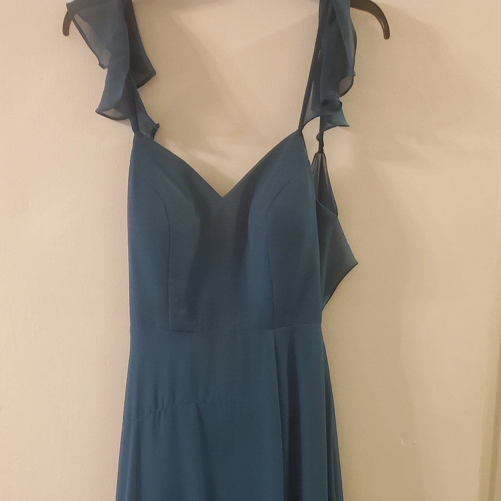 Azazie Peacock Bridesmaid Dress Size A4